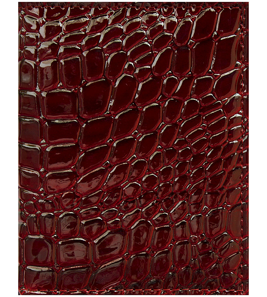 Бумажник водителя OfficeSpace иск. кожа, бордовый, крокодил