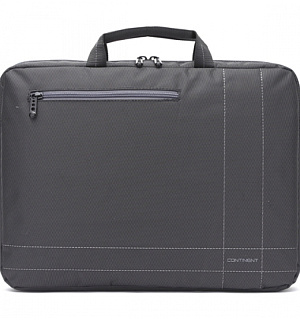 Сумка для ноутбука 15,6" Continent CC-201 полиэстер, нейлон, серый, 400*300*50мм