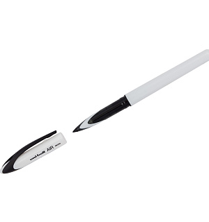 Ручка-роллер Uni "Uni-Ball Air UBA-188E" синяя, 0,5мм, белый корпус