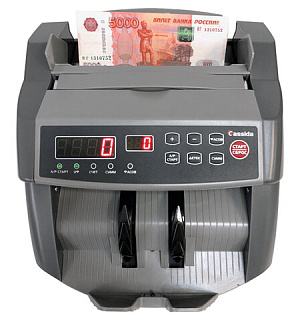 Счетчик банкнот CASSIDA 5550 UV DL, 1000 банкнот/мин, УФ-детекция, фасовка