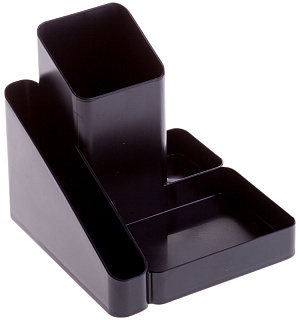 Настольная подставка СТАММ "Имидж", черный