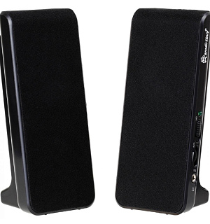 Колонки Smartbuy FEST, 2*2,W, питание от USB, черный