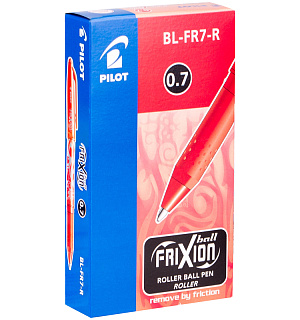 Ручка гелевая стираемая Pilot "Frixion" красная, 0,7мм