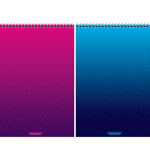 Блокнот А4 80л. на гребне ArtSpace "Моноколор. Bright modern", твердая подложка