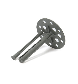 Дюбель ТУНДРА krep для утеплителя с пластиковым гвоздем, 10x80 мм, 50 шт.