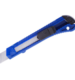 Нож канцелярский 18мм OfficeSpace, с фиксатором, европодвес