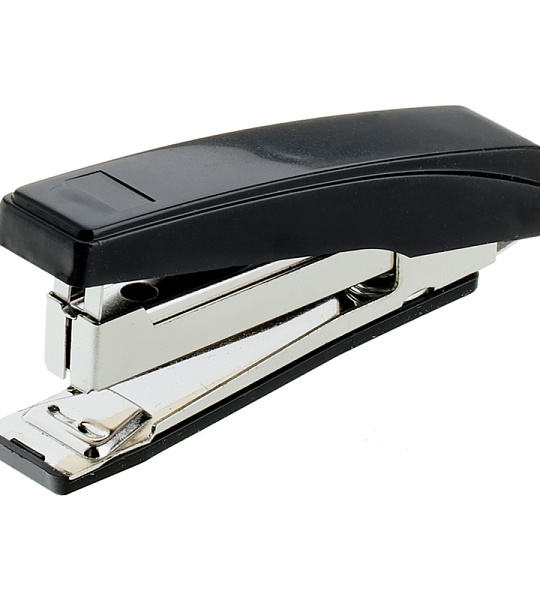 Степлер №10 OfficeSpace до 10л., пластиковый корпус, черный