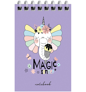 Блокнот А7 40л. на гребне ArtSpace "Be happy"