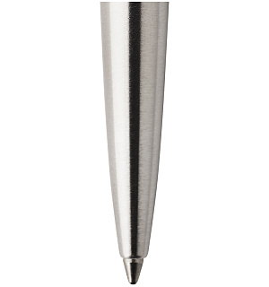Ручка гелевая Parker "Jotter Stainless Steel GT" черная, 0,7мм, кнопочный механизм, подарочная упаковка