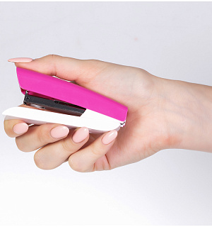 Степлер №10 Berlingo "Blitz" до 10л., пластиковый корпус, ассорти