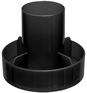 Настольная подставка СТАММ "Метеор", черный