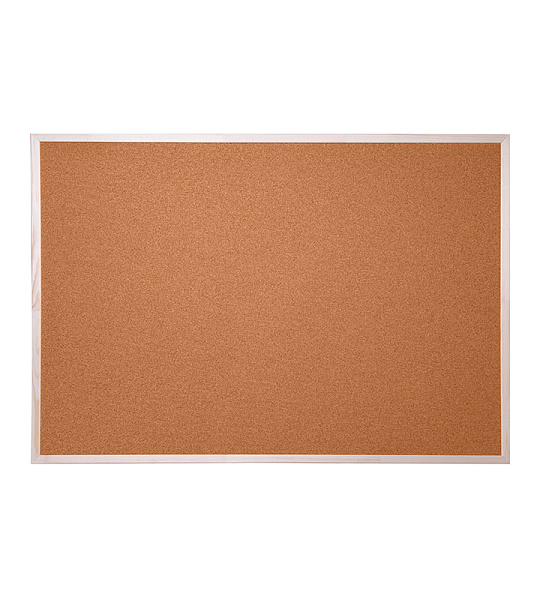 Доска пробковая OfficeSpace, 90*120см, деревянная рамка
