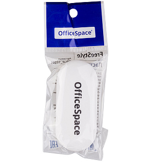 Ластик OfficeSpace "FreeStyle", овальный, термопластичная резина, 60*28*12мм