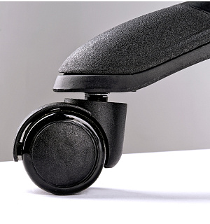 Кресло игровое Helmi HL-S02 "Virage", экокожа/ткань черная