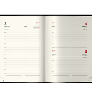 Ежедневник датированный 2023г., А6, 184л., кожзам, Berlingo "Silver Pristine", сер. срез, синий