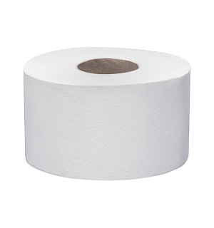 Бумага туалетная Focus Eco Jumbo, 1 слойн, 200м/рул, тиснение, белая