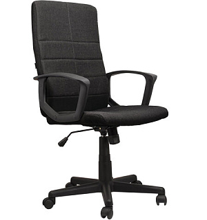 Кресло офисное BRABIX "Focus EX-518", ткань, черное, 531575