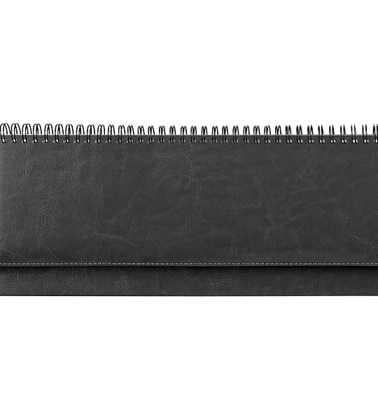 Планинг недатированный, 330*130мм, 56л., кожзам, OfficeSpace "Nebraska", черный