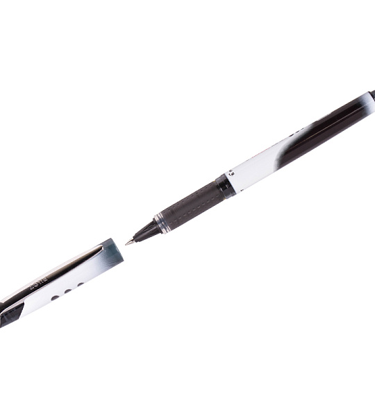 Ручка-роллер Pilot "V-Ball" черная, 0,5мм, грип, одноразовая