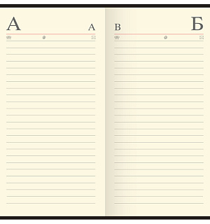 Еженедельник недатированный, карманный, 64л., кожзам, OfficeSpace "Dallas", синий, зол. срез