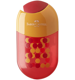 Набор карандашей ч/г Faber-Castell "Grip Two Tone" 2шт., трехгран., заточен., ластик-точилка, блистер