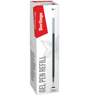 Стержень гелевый Berlingo "Techno-Gel", "Silk", "XP" черный, 131мм, 0,5мм