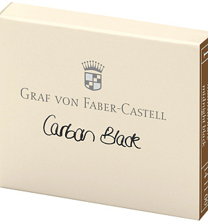 Картриджи чернильные Graf von Faber-Castell черные, 6шт., картонная коробка