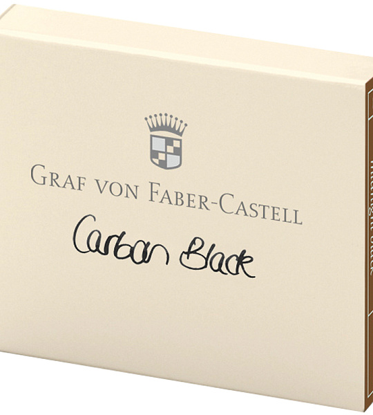 Картриджи чернильные Graf von Faber-Castell черные, 6шт., картонная коробка