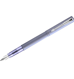Ручка перьевая Parker "Vector XL Silver Blue" синяя, 0,8мм, подарочная упаковка