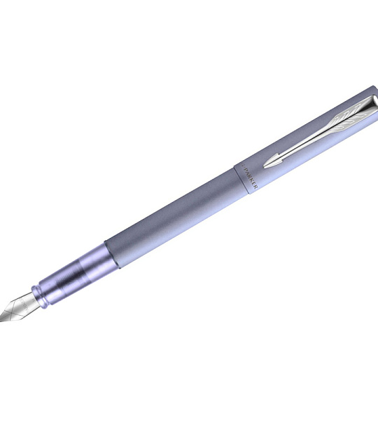 Ручка перьевая Parker "Vector XL Silver Blue" синяя, 0,8мм, подарочная упаковка