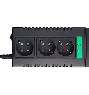 Стабилизатор напряжения APC Line-R LS1000-RS, 500Вт, 1000ВА, черный