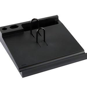 Подставка под календарь СТАММ, пластик, черный