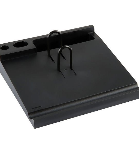 Подставка под календарь СТАММ, пластик, черный