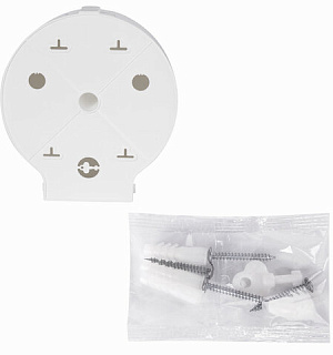 Диспенсер для туалетной бумаги LAIMA PROFESSIONAL ORIGINAL (Система T1), БОЛЬШОЙ, белый, ABS-пластик, 605768