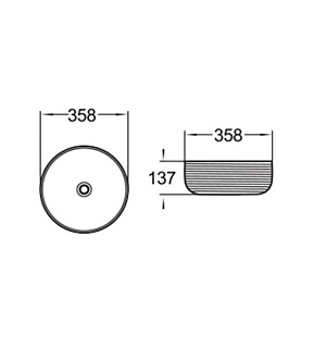 Раковина COMFORTY 102, накладная, цвет белый