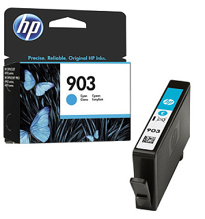 Картридж струйный HP (T6L87AE) OfficeJet 6950/6960/6970, №903, голубой, ресурс 315 стр., оригинальный