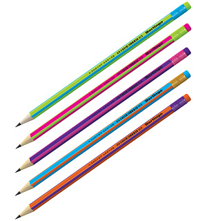 Карандаш ч/г Berlingo "Fuze" HB, трехгранный, заточен., с ластиком, ассорти