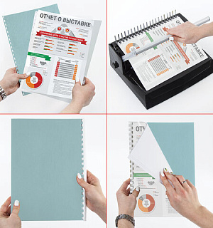 Обложки картонные для переплета, А4, КОМПЛЕКТ 100 шт., тиснение под кожу, 230 г/м2, голубые, BRAUBERG, 530952