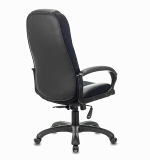 Кресло компьютерное BRABIX PREMIUM "Rapid GM-102", НАГРУЗКА 180 кг, экокожа/ткань, черное/серое, 532105