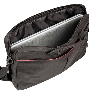 Сумка для ноутбука 15"-16" Defender Iota, полиэстер, черный, 380*285*40мм