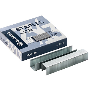 Скобы для степлера №23/13 Globus, оцинкованные, 1000шт.