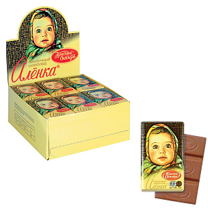 Шоколад КРАСНЫЙ ОКТЯБРЬ "Аленка", 15 г, в шоубоксе, КО07747