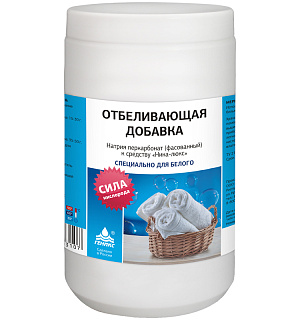 Отбеливающая добавка к моющ. средству Ника "Люкс", натрия перкарбонат фасов., 1,2кг, с мерной ложкой (ПОД ЗАКАЗ)