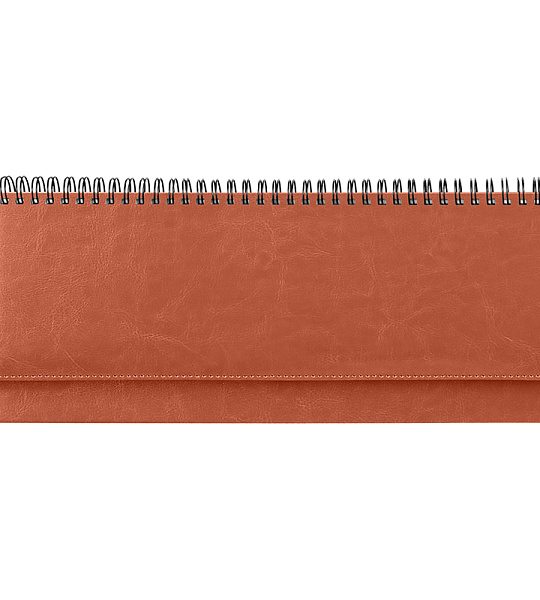 Планинг недатированный, 330*130мм, 56л., кожзам, OfficeSpace "Nebraska", коричневый