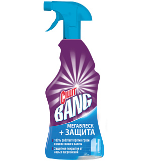 Средство чистящее Cillit Bang "Мегаблеск + Защита", спрей, с курком, 750мл