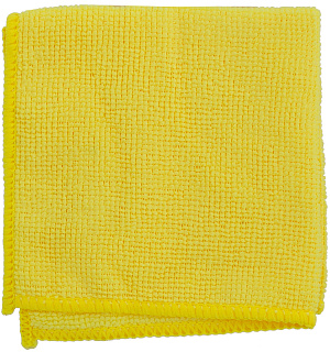 Салфетка для уборки OfficeClean, микрофибра, 25*25см, желтая
