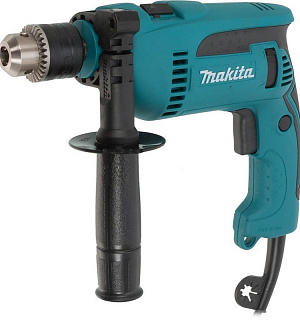 Дрель электрическая Makita HP1640K 680Вт, ЗВП, кейс