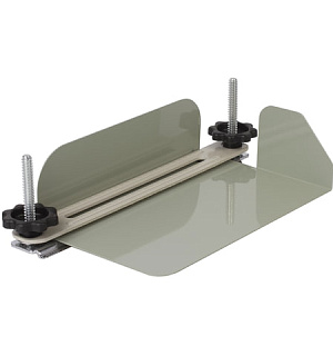 Струбцина-лоток для архивного переплета документов формата А4, металл, до 100 мм (950 л.), 531083