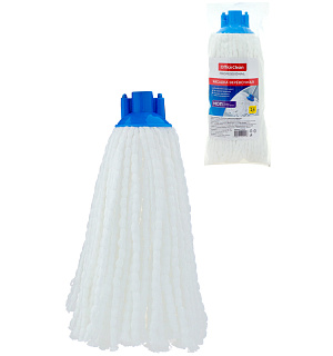 Насадка МОП для швабры OfficeClean Professional веревочная, микрофибра, ворс 24см, 120г