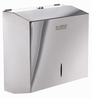 Диспенсер для полотенец LAIMA PROFESSIONAL INOX, (Система H3) V-сложения, нержавеющая сталь, зеркальный, 605697